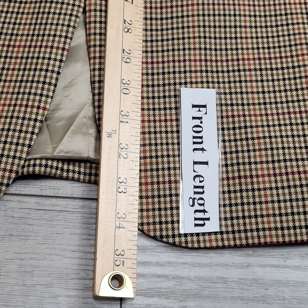 Vintage Ralph Ralph Lauren Sport Coat Mens 44 Tall Houndstooth Plaid Wool Canada